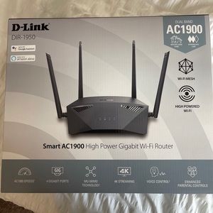 D-link smart ac1900 high power gigabit wi-if router